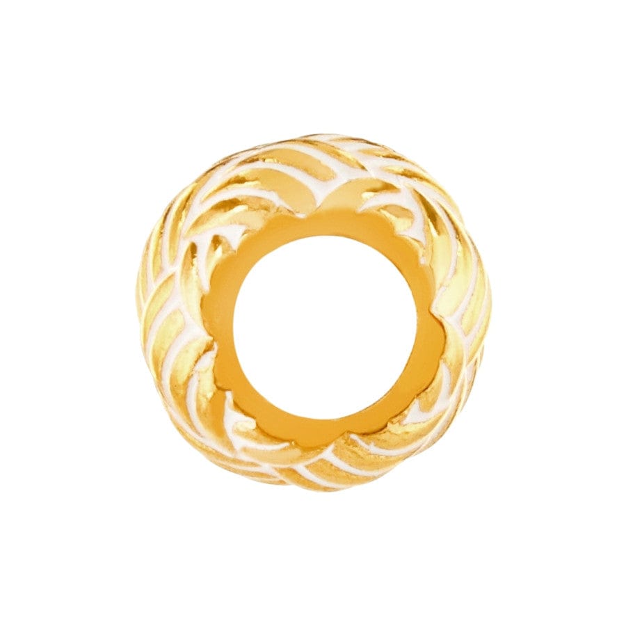 Woven Bead gold-white 2