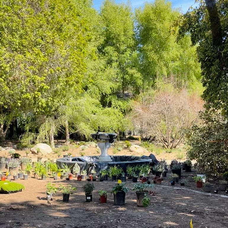 Fountain Being Built For Jerry And Terri's Granddaughter