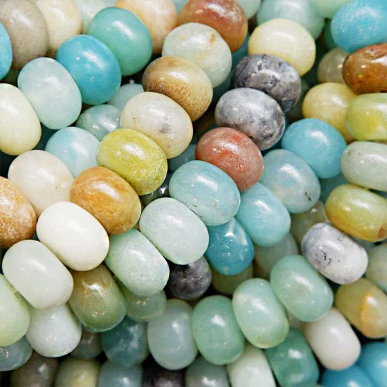 A close up shot of semi-precious amazonite