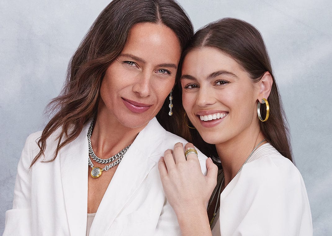 two models next to each other