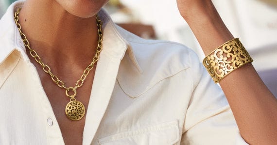 Ferrara Medallion Link Bracelet - Brighton Ferrara Medallion Link Bracelet - Brighton