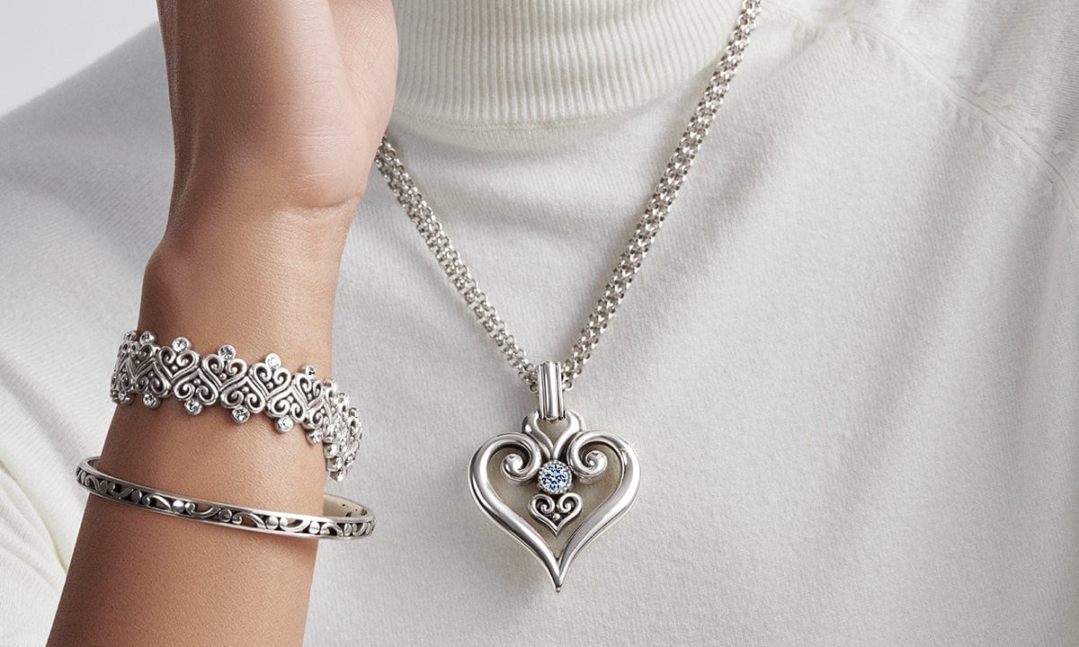 ★ENGBROX★ briana ribbon heart necklace EBNL24023 ENGBROX briana ribbon heart necklace EBNL24023 (ENGBROX