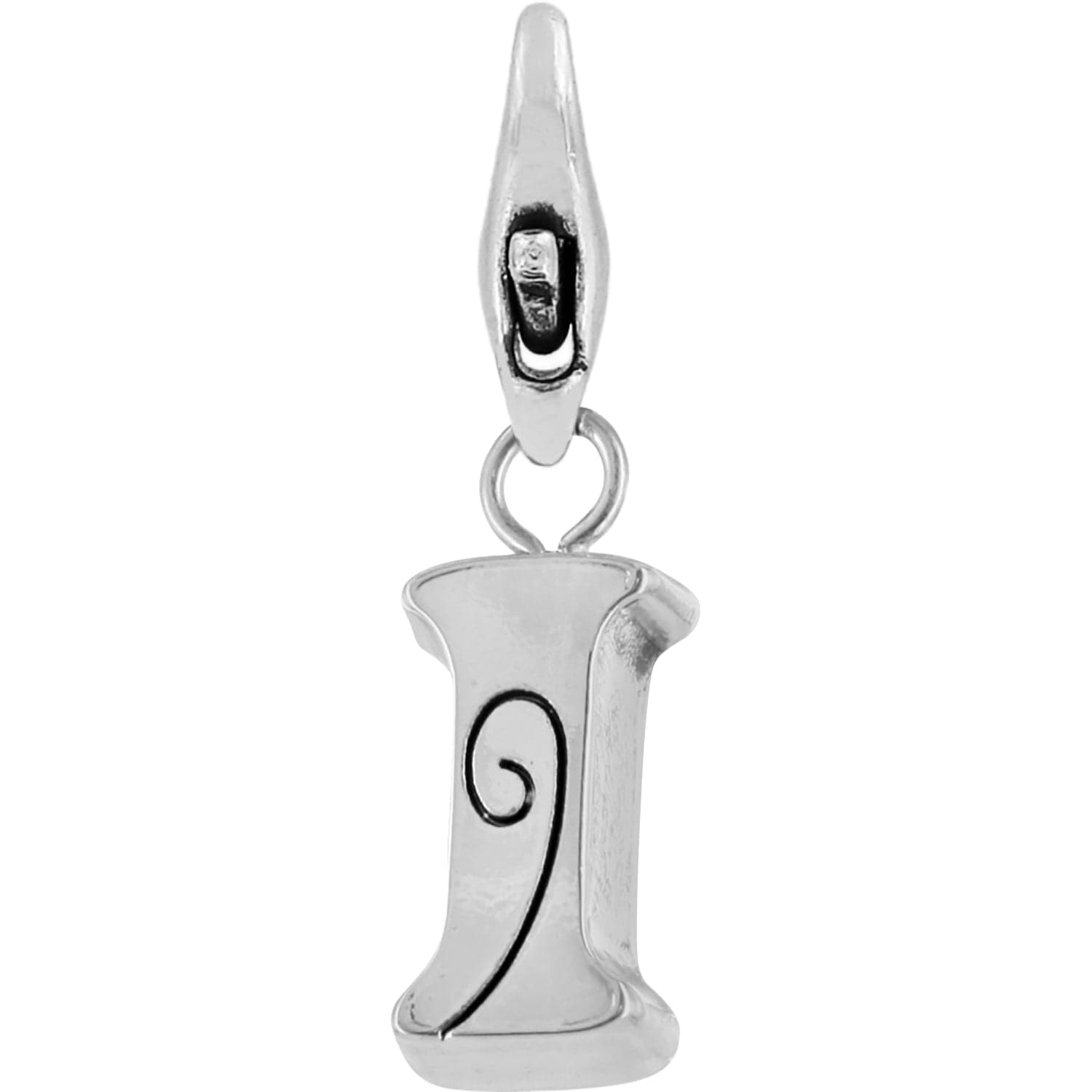 ABC Chic Alpha Snap Charm silver 3