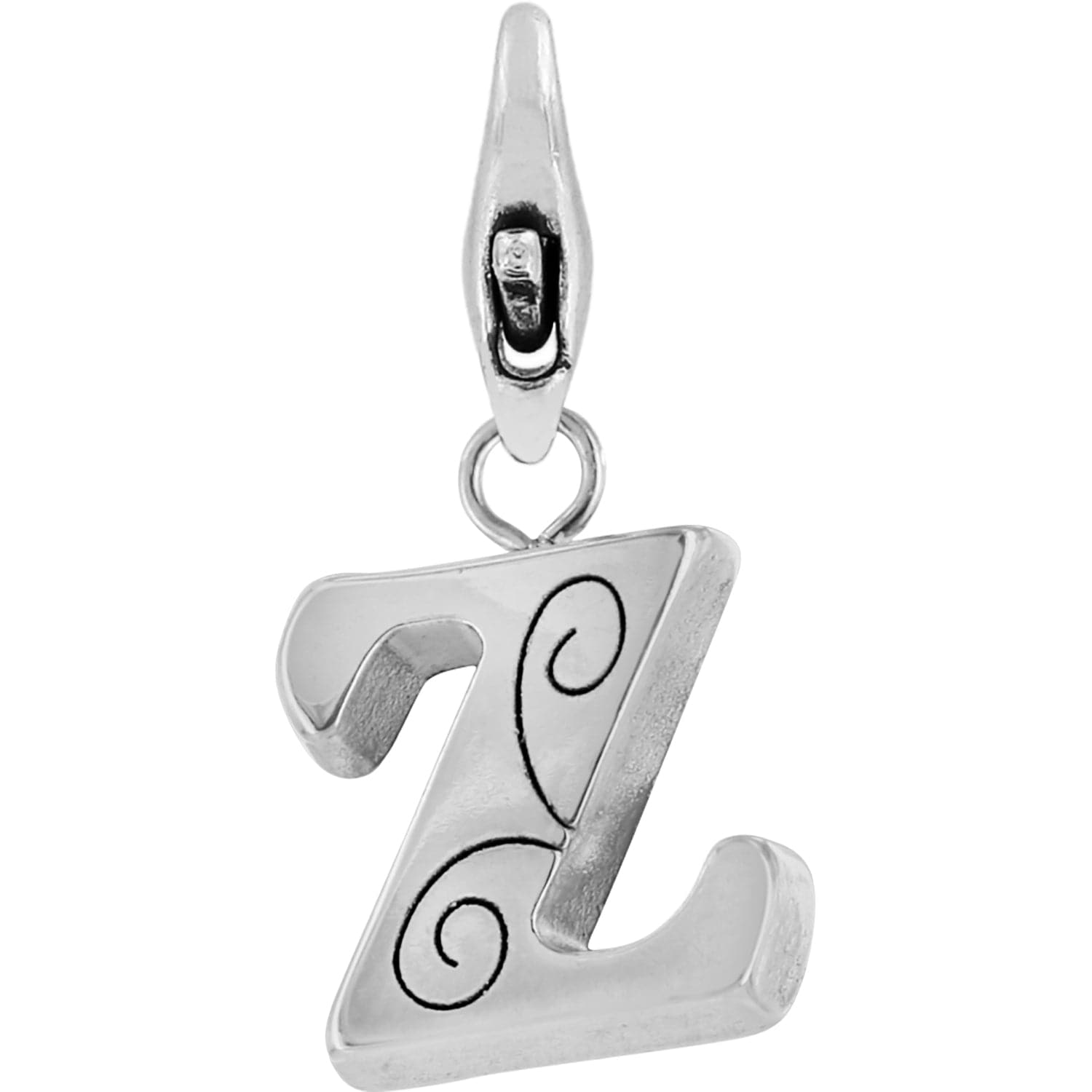 ABC Chic Alpha Snap Charm silver 15