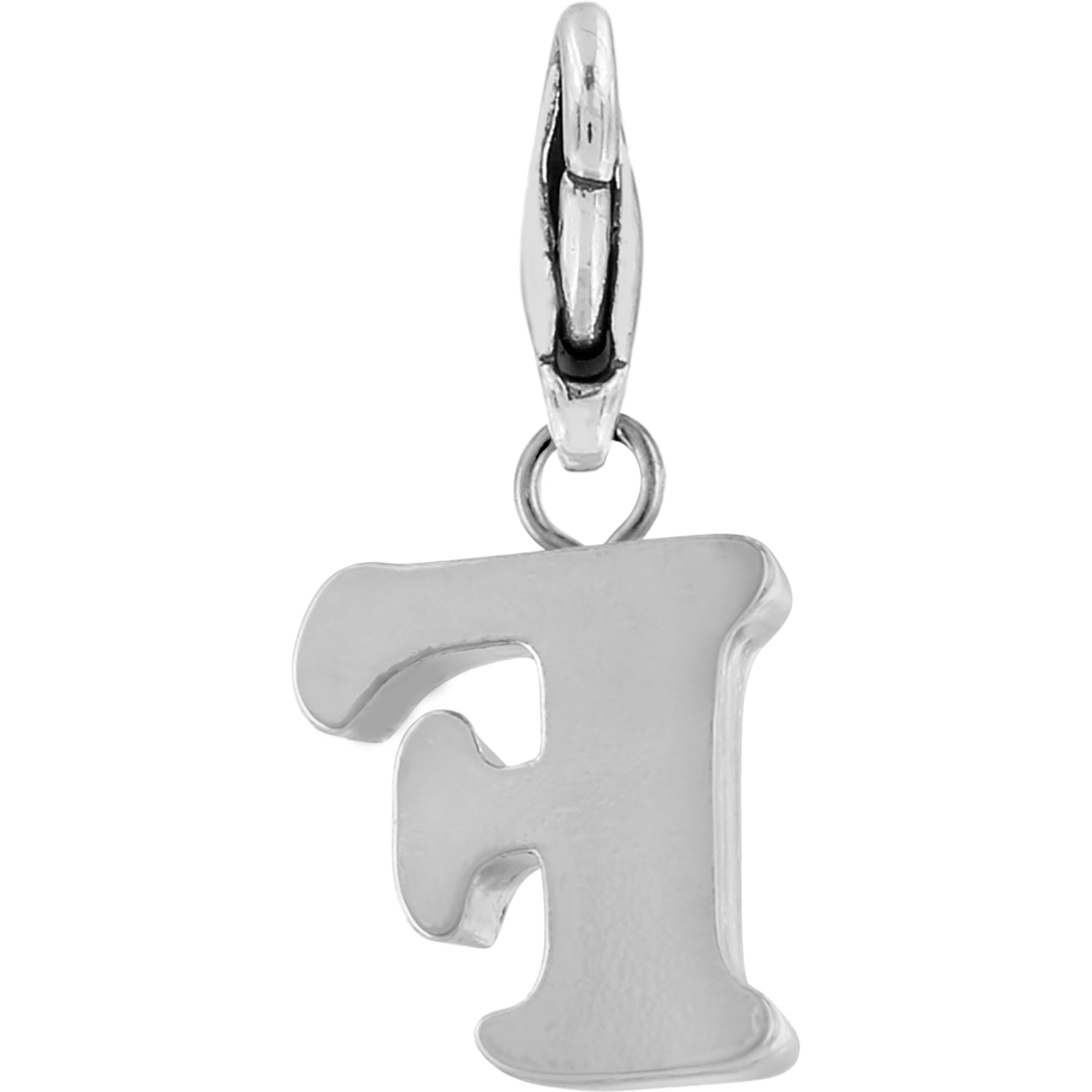ABC Chic Alpha Snap Charm silver 2