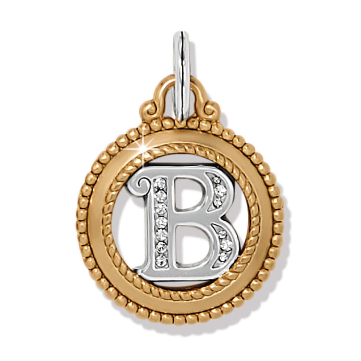 ABC Monogram Charm silver-gold 3