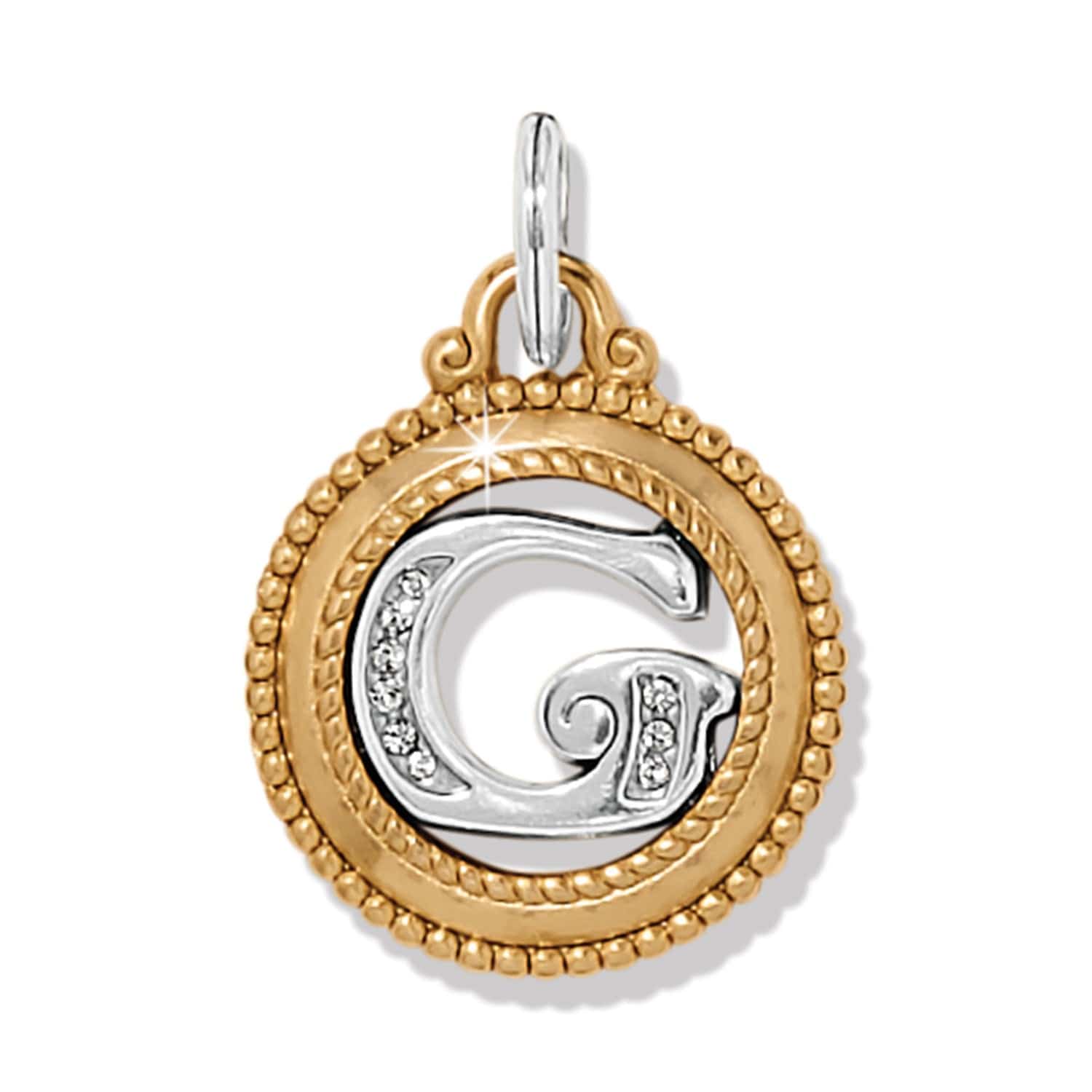 ABC Monogram Charm silver-gold 11