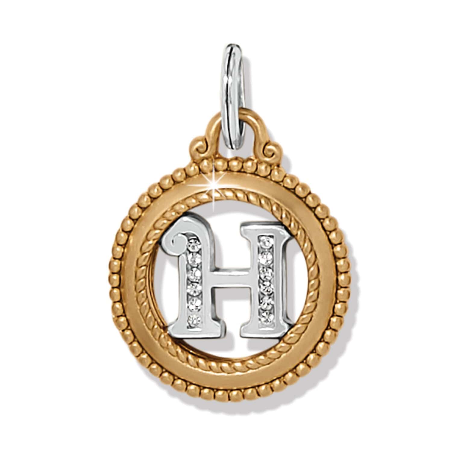 ABC Monogram Charm silver-gold 13