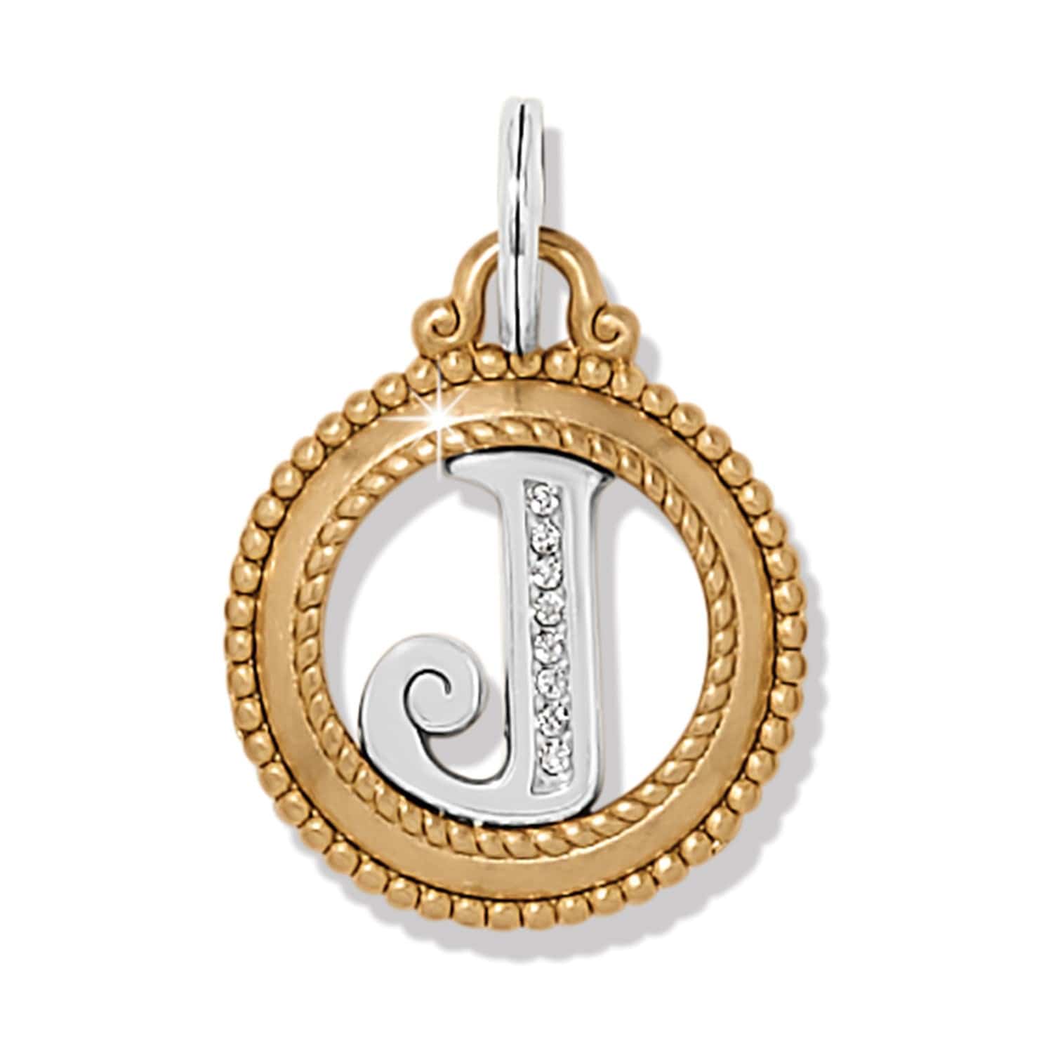 ABC Monogram Charm silver-gold 17