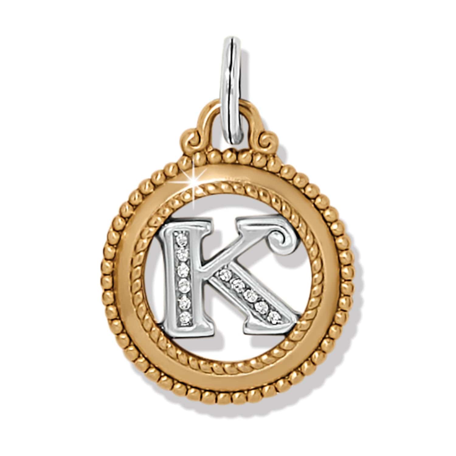 ABC Monogram Charm silver-gold 19
