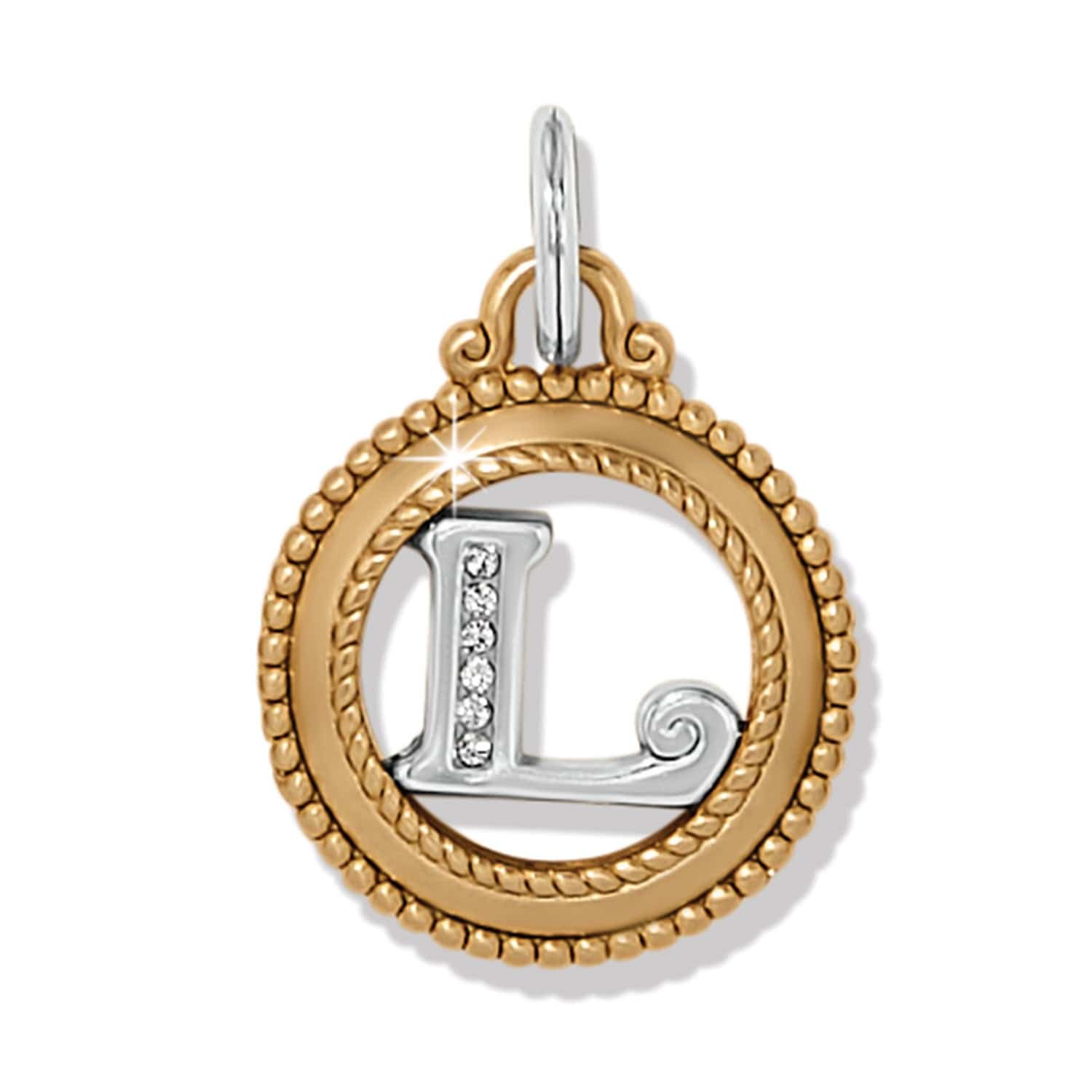 ABC Monogram Charm silver-gold 21
