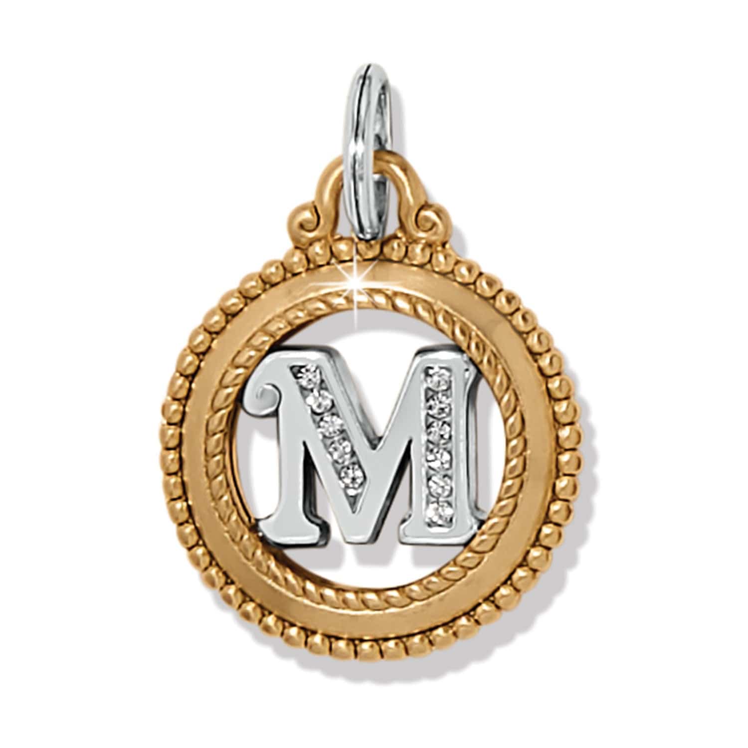 ABC Monogram Charm silver-gold 23