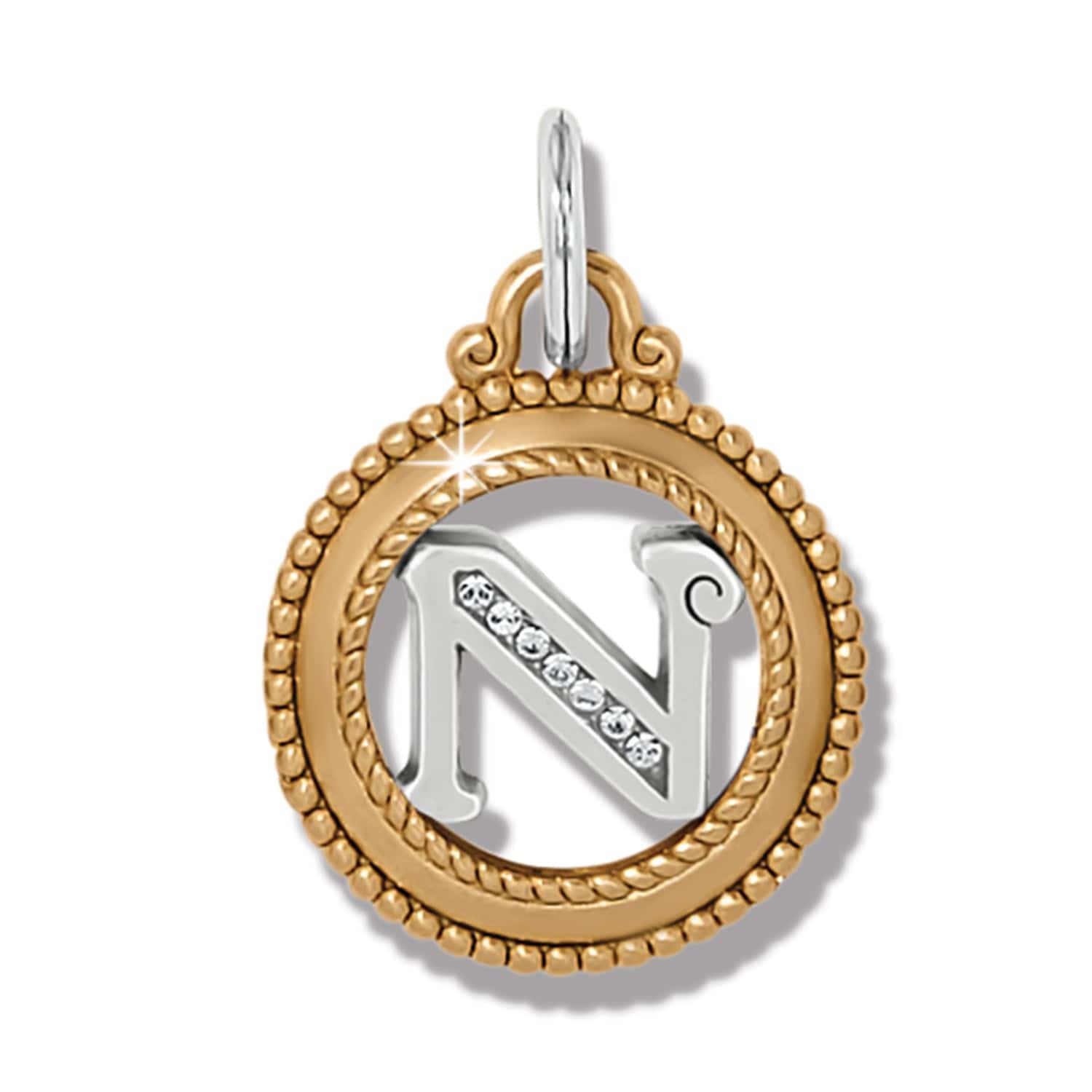 ABC Monogram Charm silver-gold 25