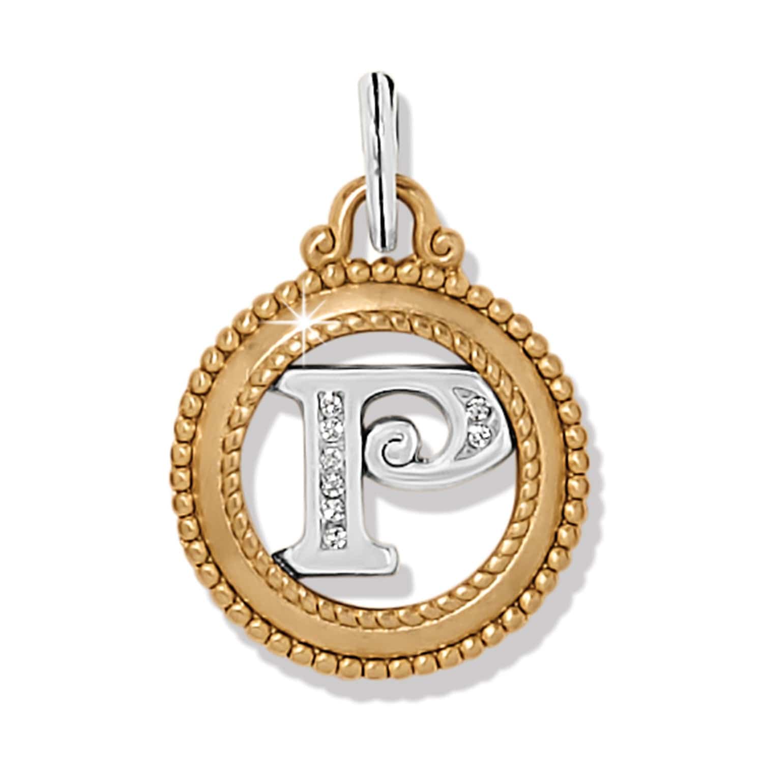 ABC Monogram Charm silver-gold 27