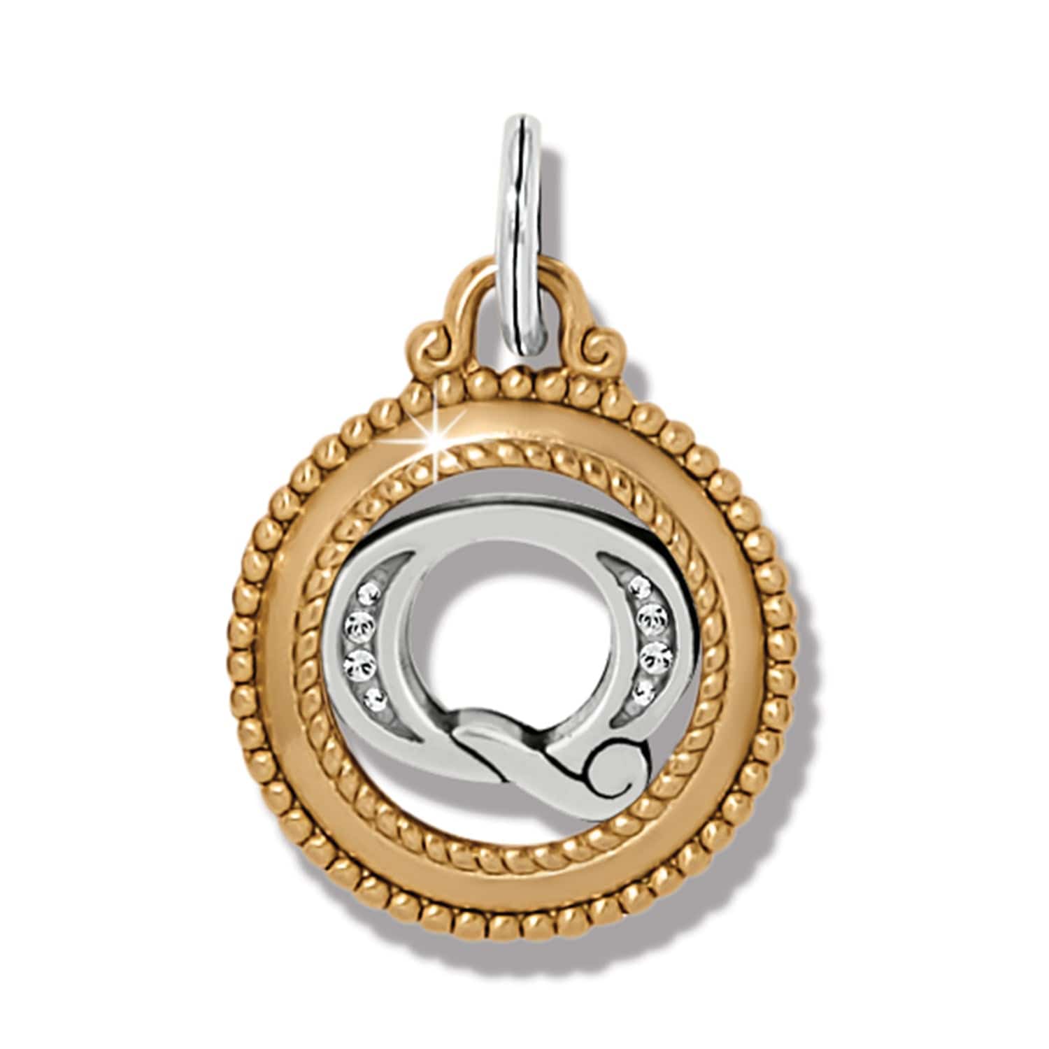 ABC Monogram Charm silver-gold 29