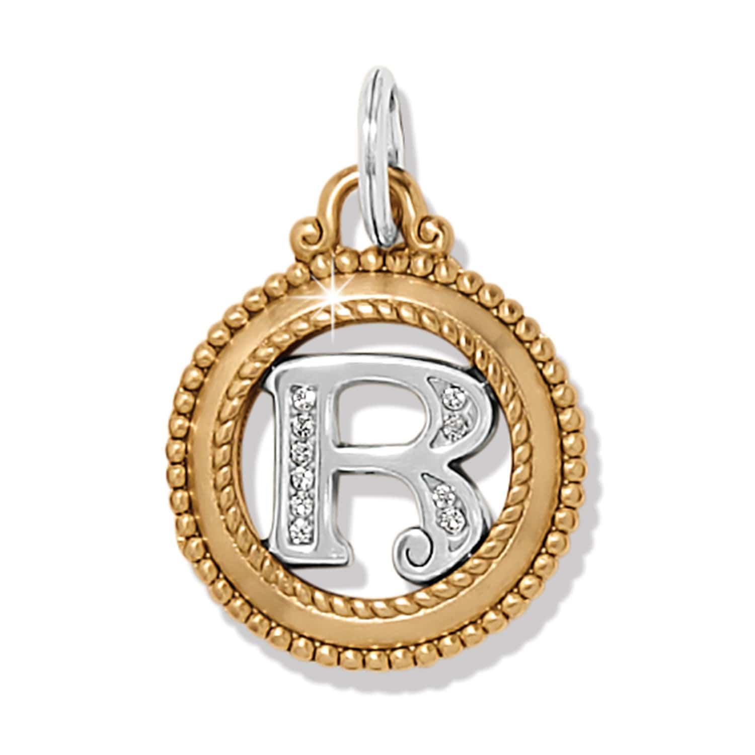 ABC Monogram Charm silver-gold 31