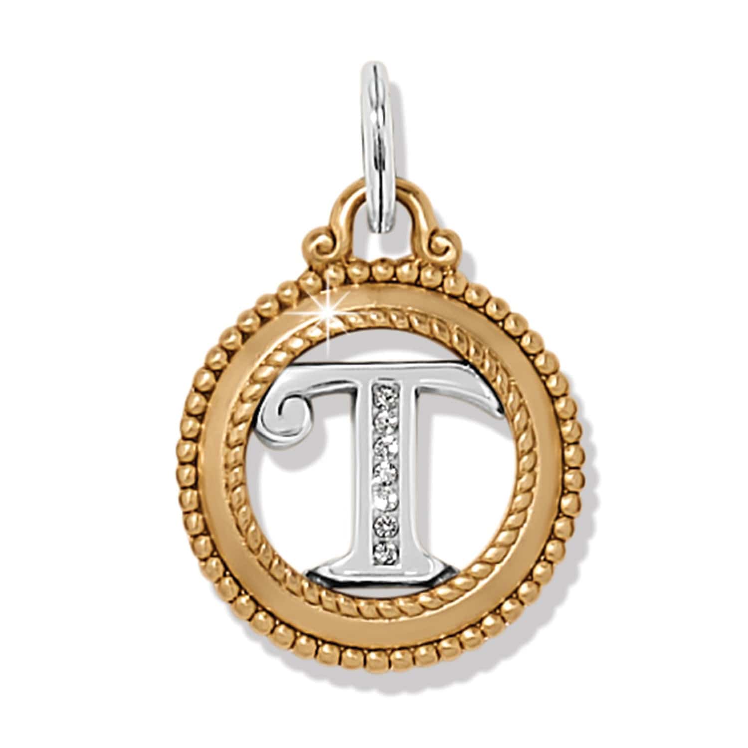 ABC Monogram Charm silver-gold 35