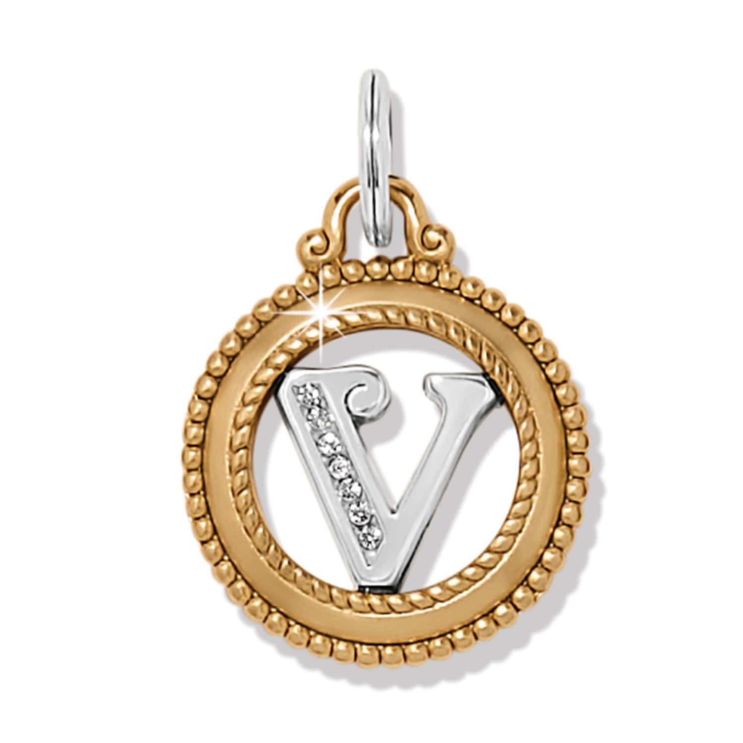 ABC Monogram Charm silver-gold 39