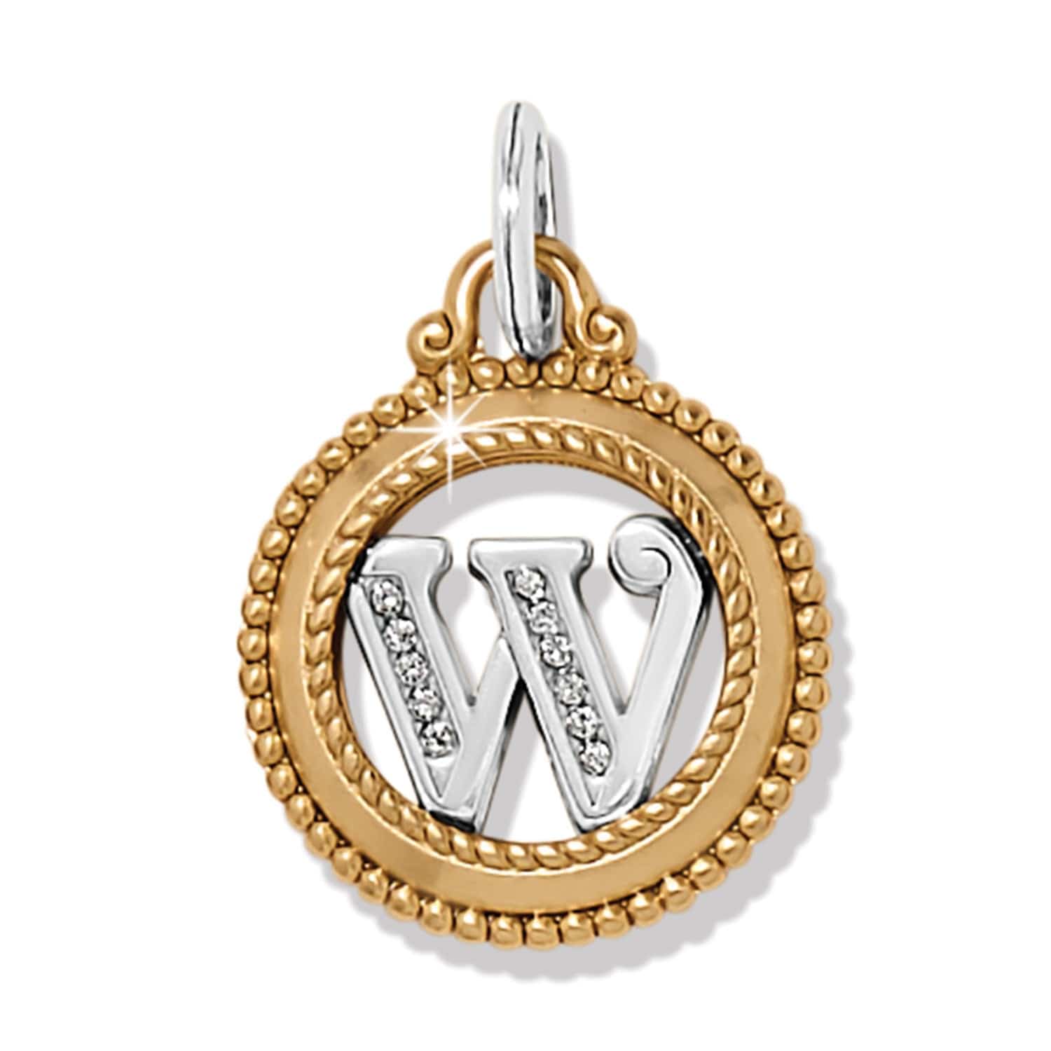 ABC Monogram Charm silver-gold 41