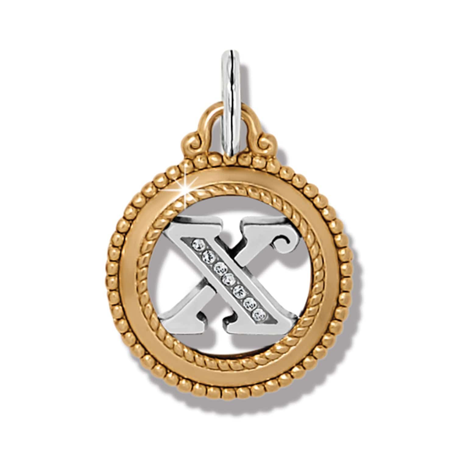 ABC Monogram Charm silver-gold 43