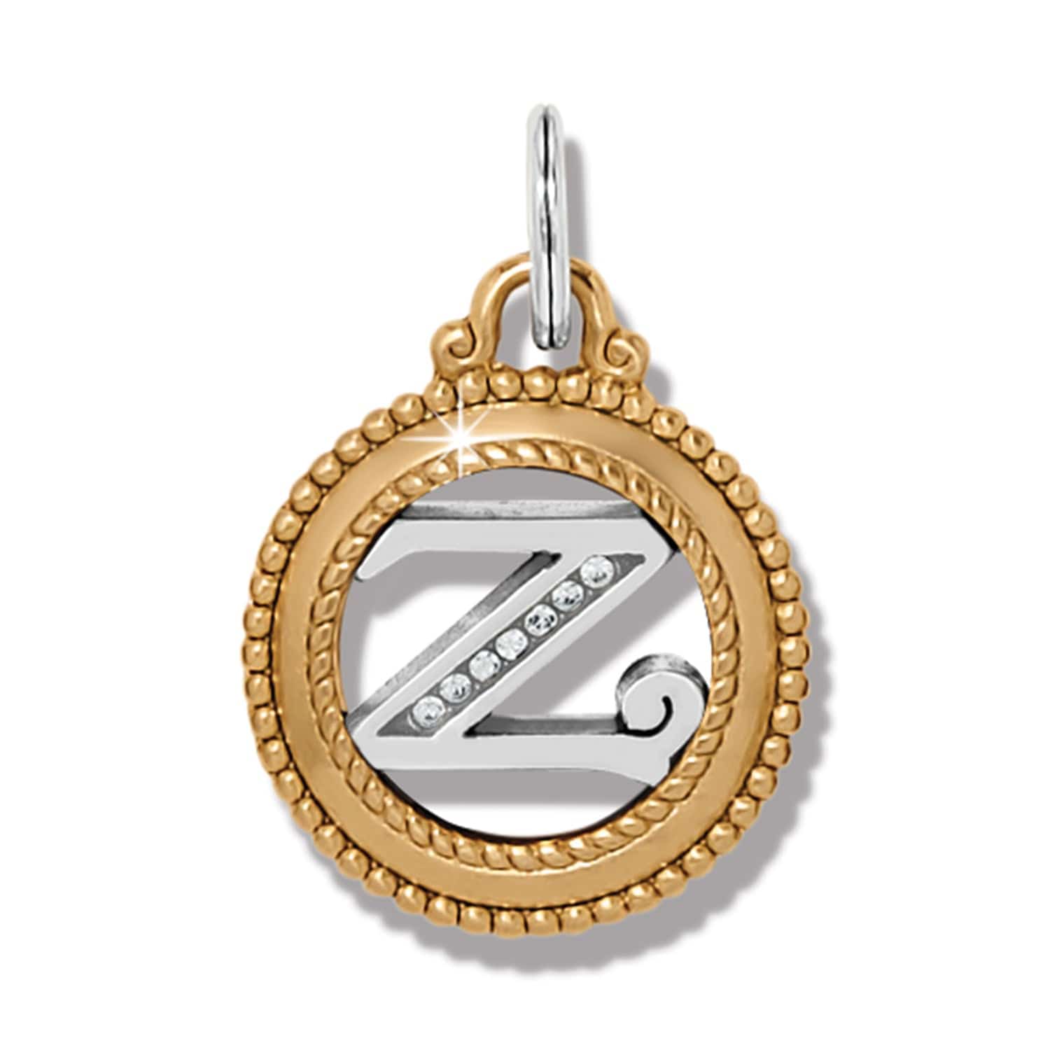 ABC Monogram Charm silver-gold 45