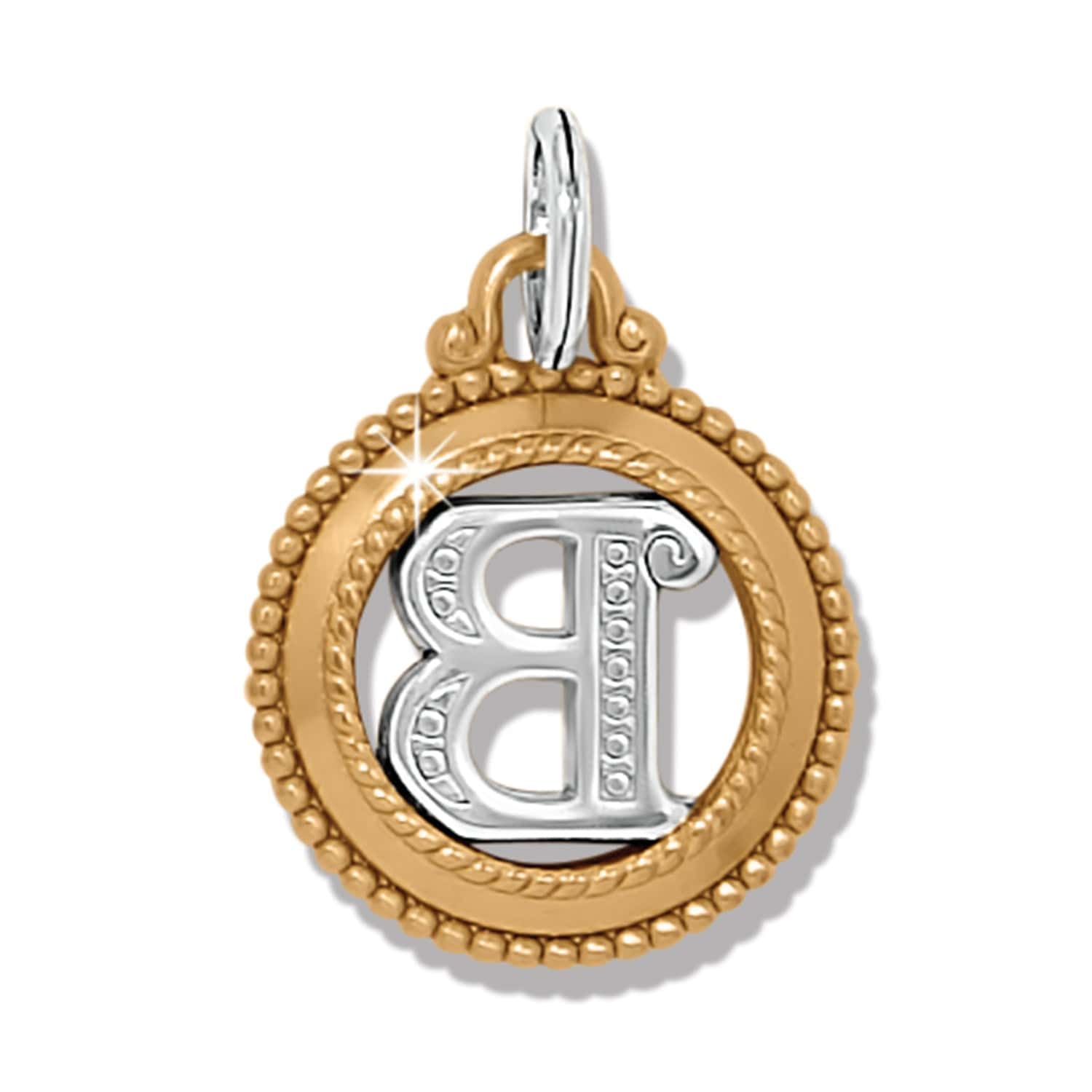 ABC Monogram Charm silver-gold 4