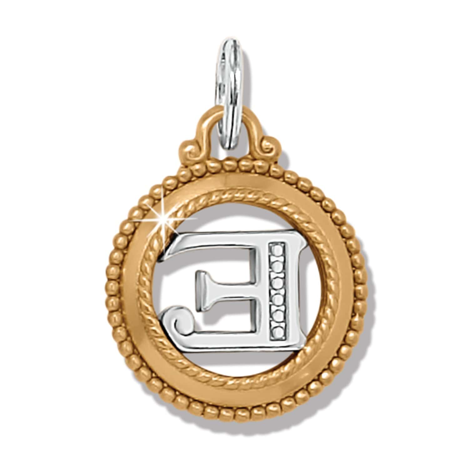 ABC Monogram Charm silver-gold 10