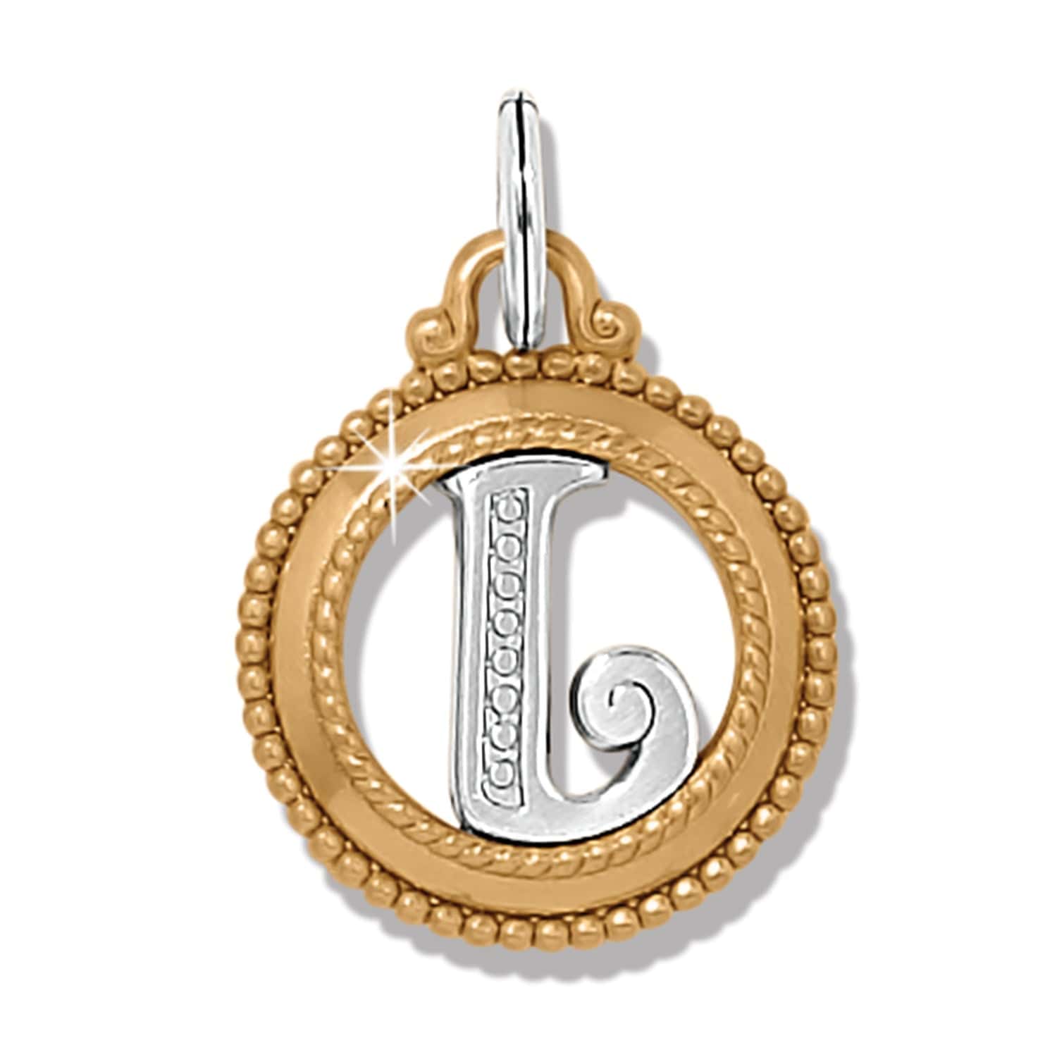 ABC Monogram Charm silver-gold 18