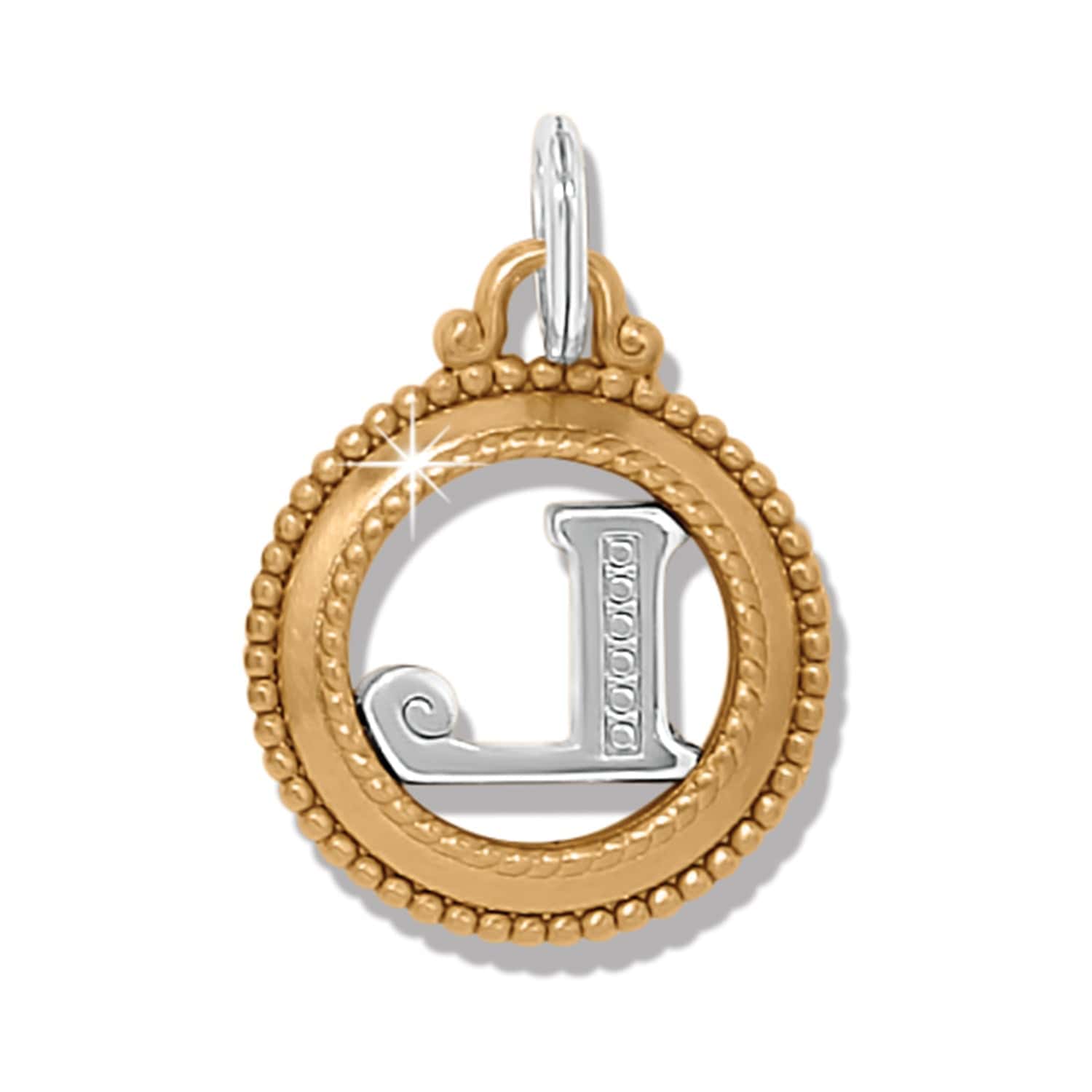 ABC Monogram Charm silver-gold 22