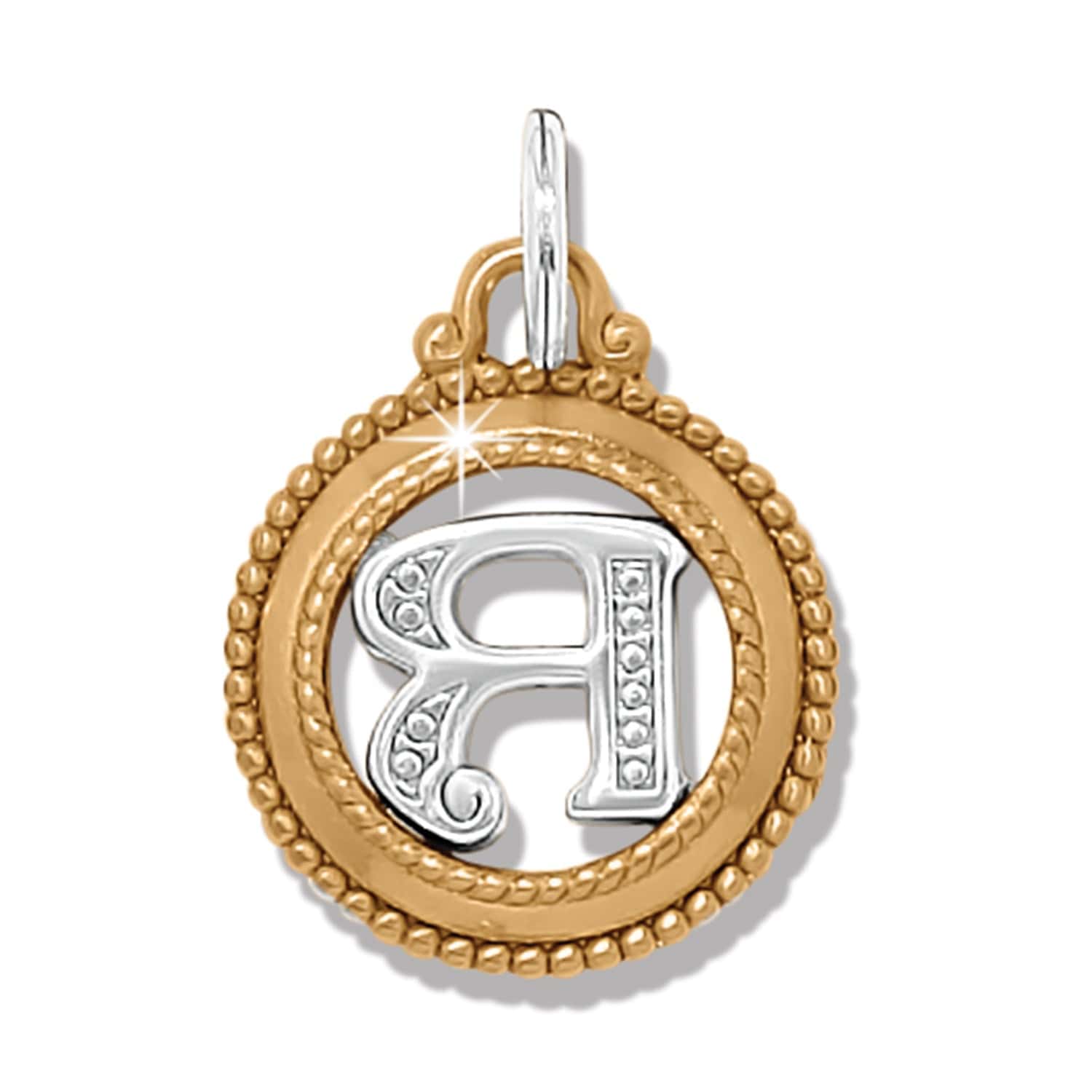ABC Monogram Charm silver-gold 32