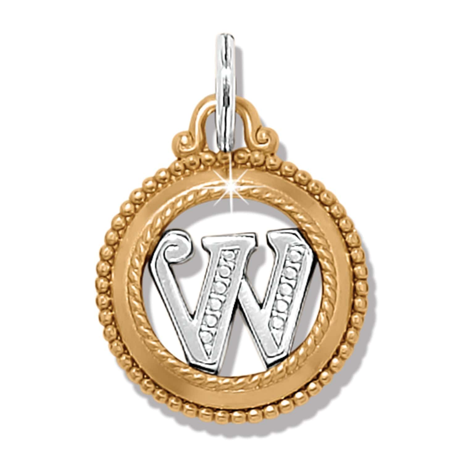 ABC Monogram Charm silver-gold 42