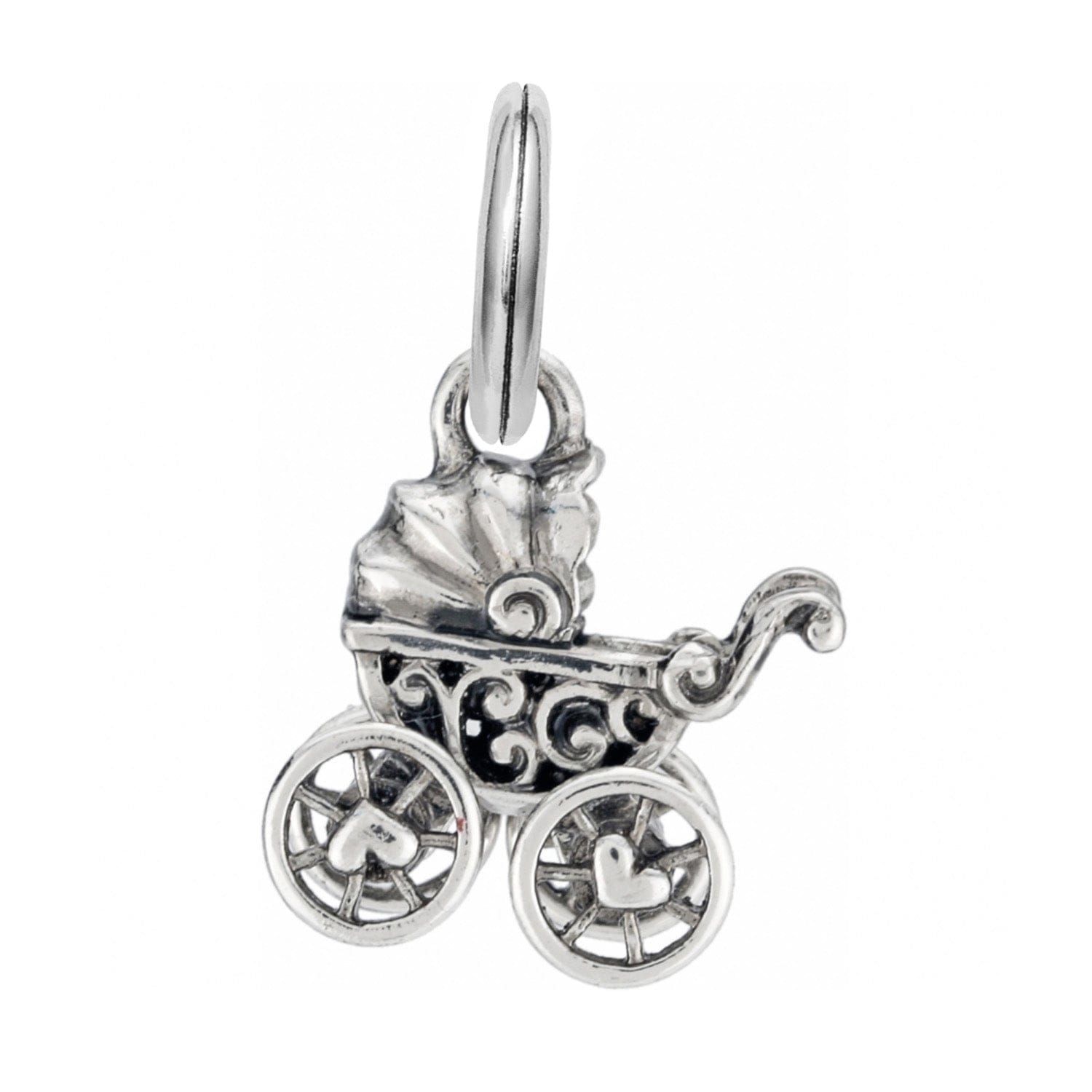 ABC Sweet Pea Stroller Charm silver 1
