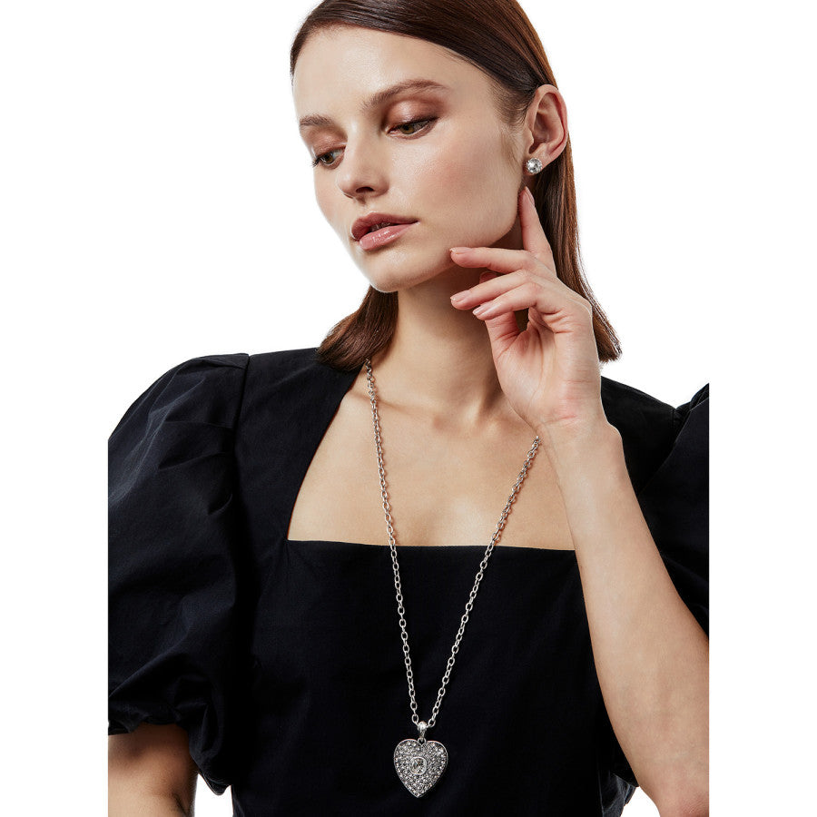 Adela Heart Convertible Necklace silver 11