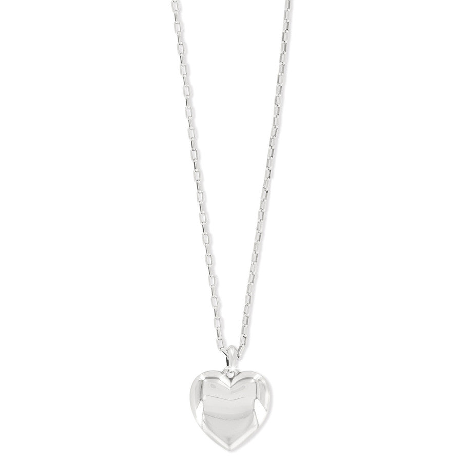 Adela Heart Mini Necklace silver-siam 10