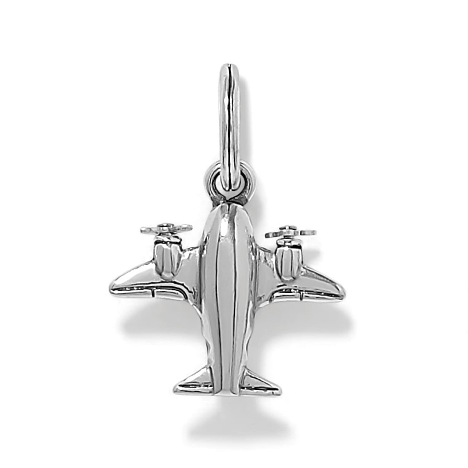 Airplane Adventure Charm silver 2