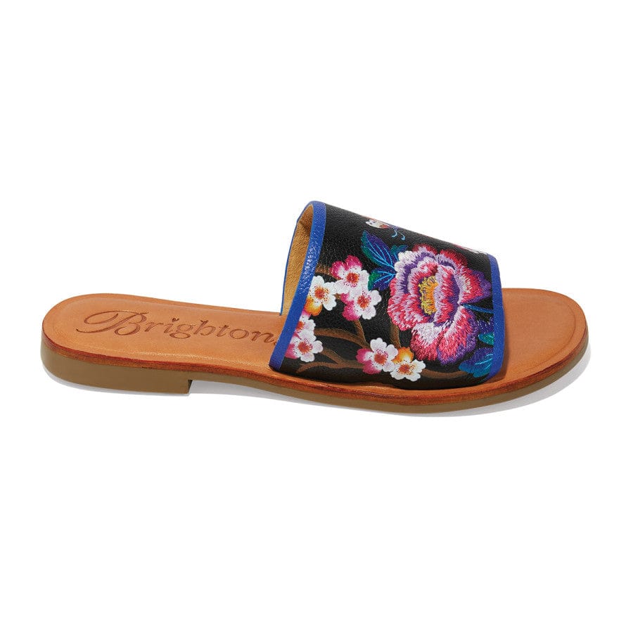 Akira Embroidered Slide Sandals multi 2