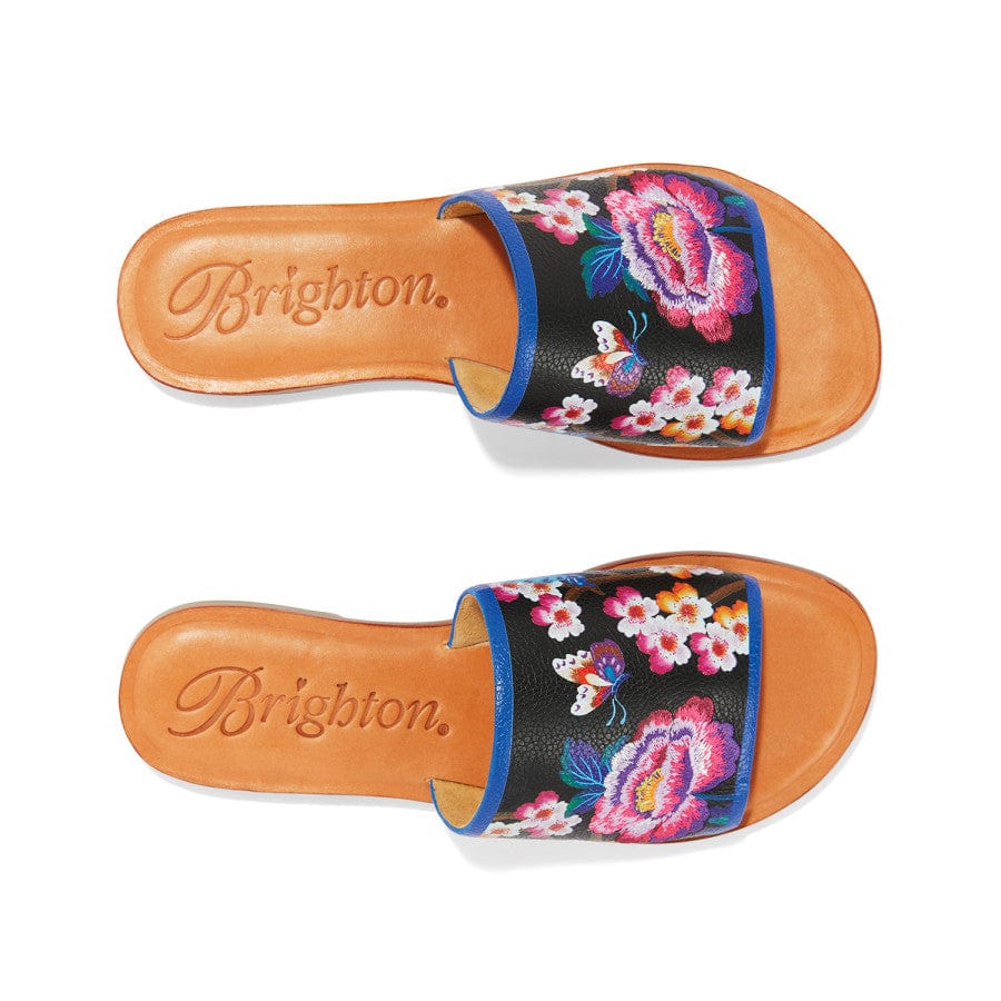 Akira Embroidered Slide Sandals multi 3