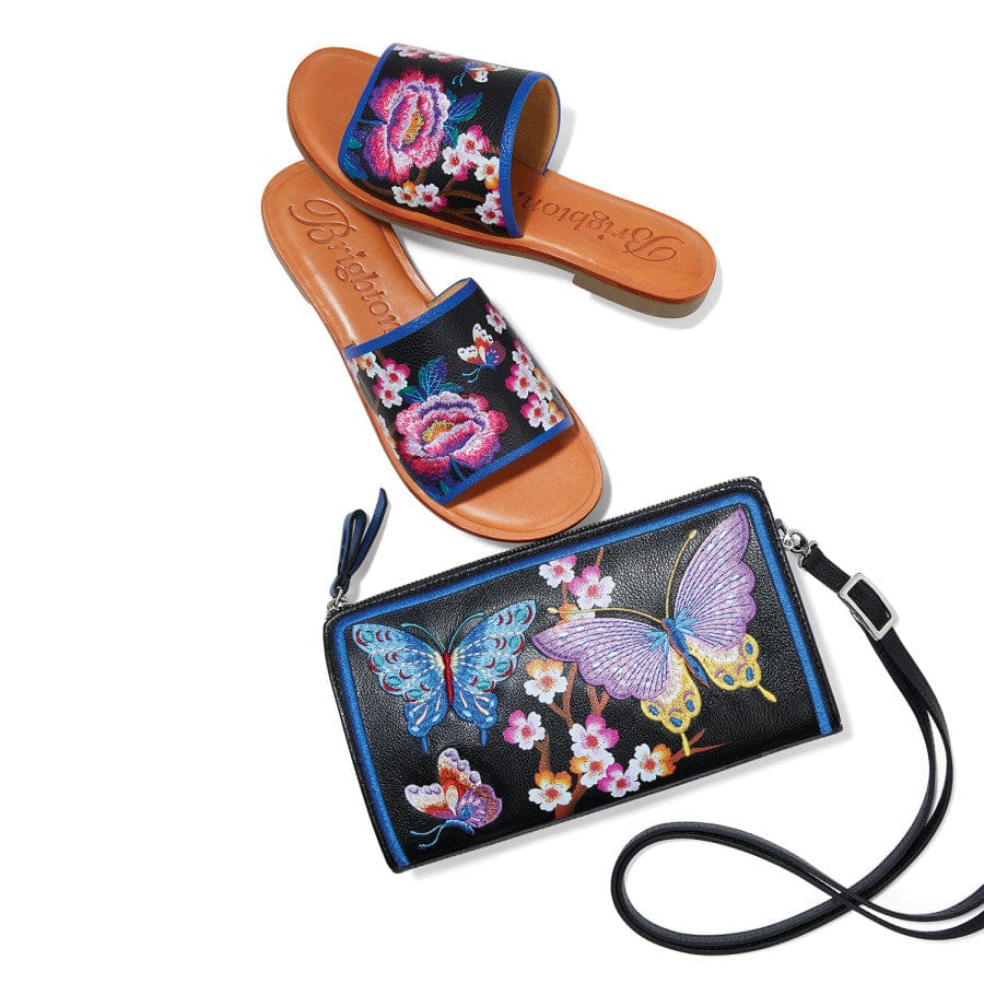 Akira Embroidered Slide Sandals multi 4