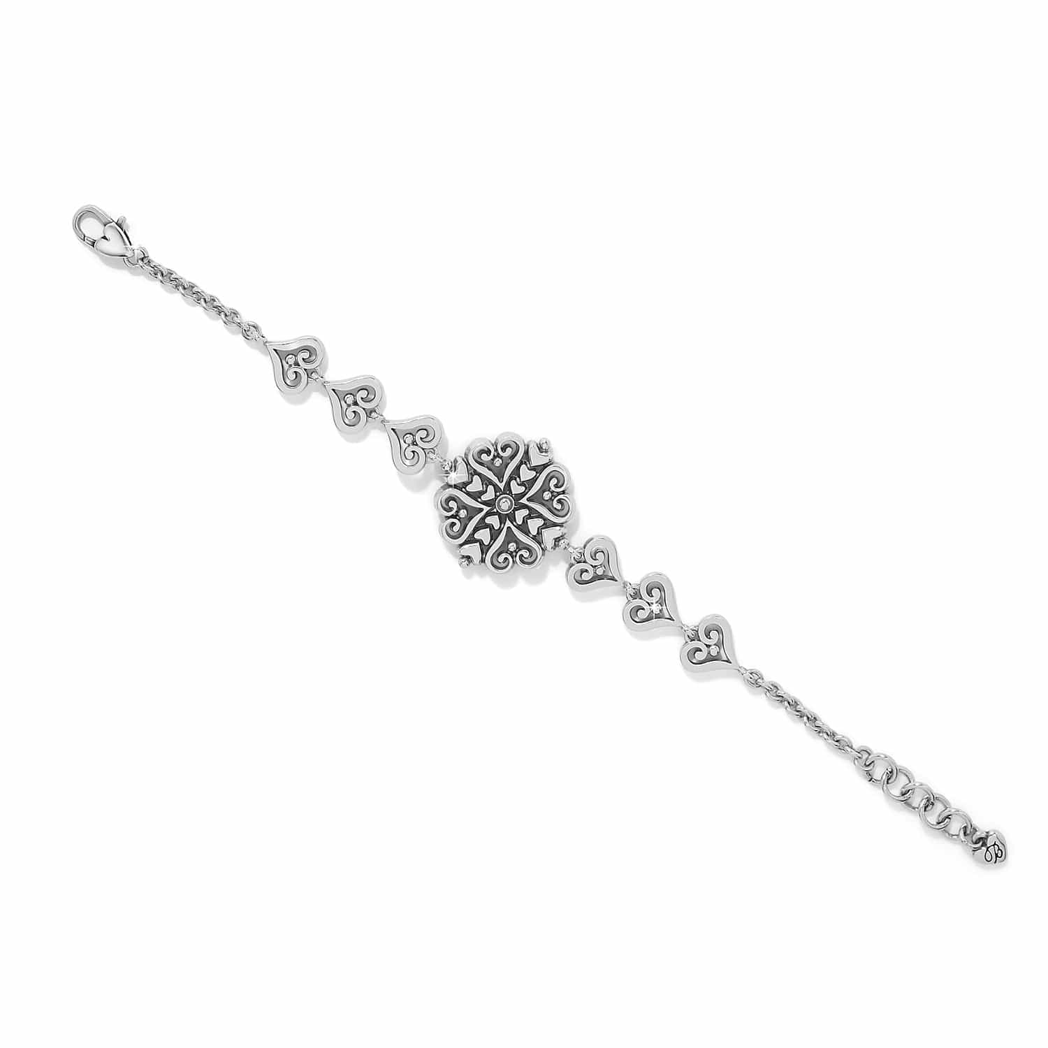 Alcazar Heart Two Tone Bracelet silver-gold 2