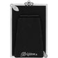 Brighton picture frame shown from the back with silver-plated ornate scroll crest and easel stand on a white background