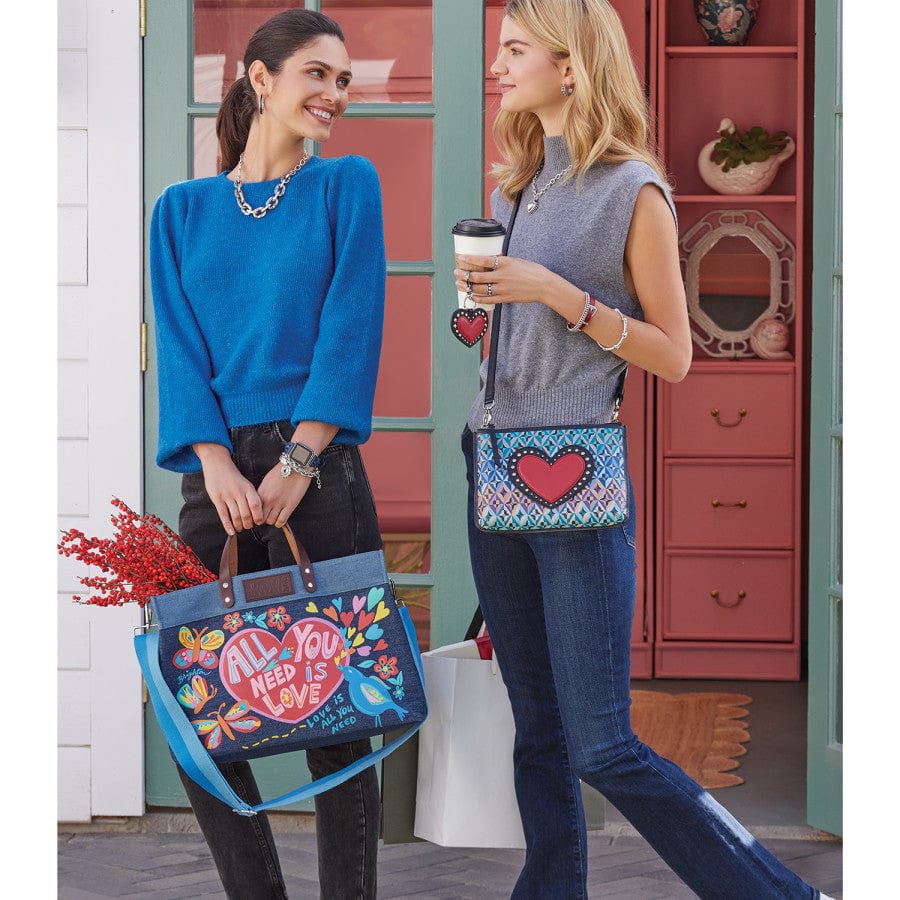 All You Need East West Denim Tote - Brighton