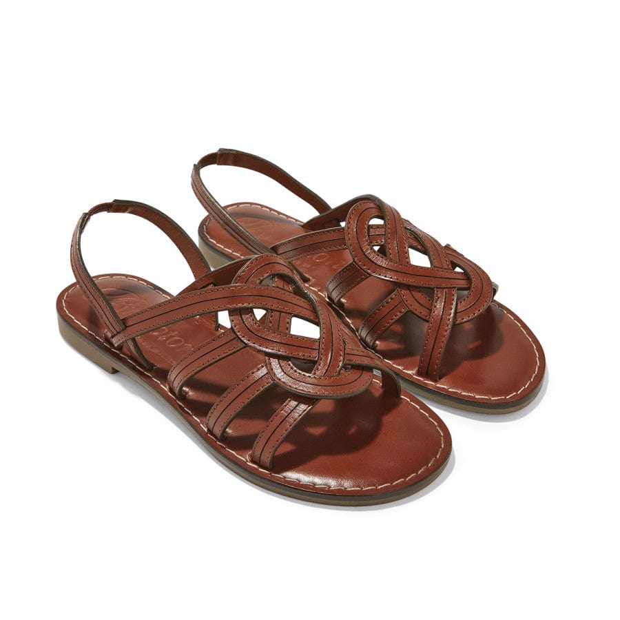Anya Flat Sandals caramel 1