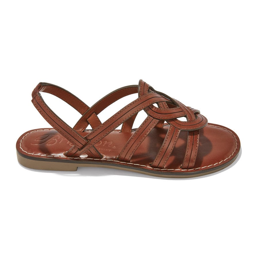 Anya Flat Sandals caramel 2