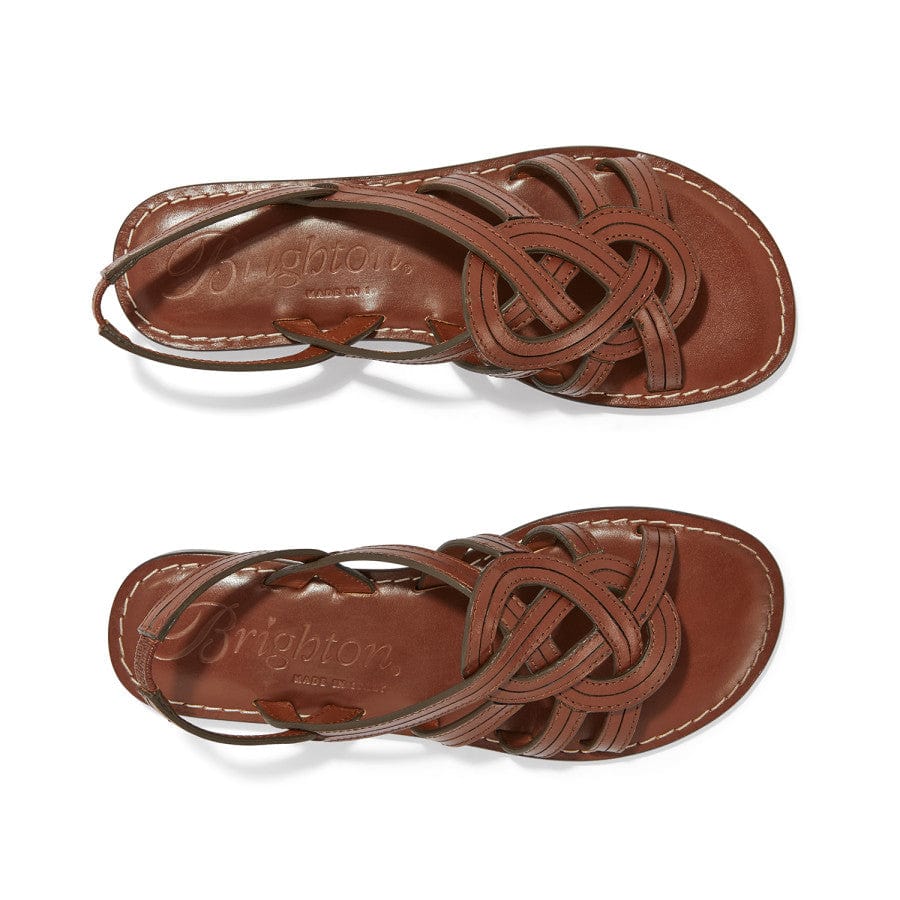 Anya Flat Sandals caramel 3