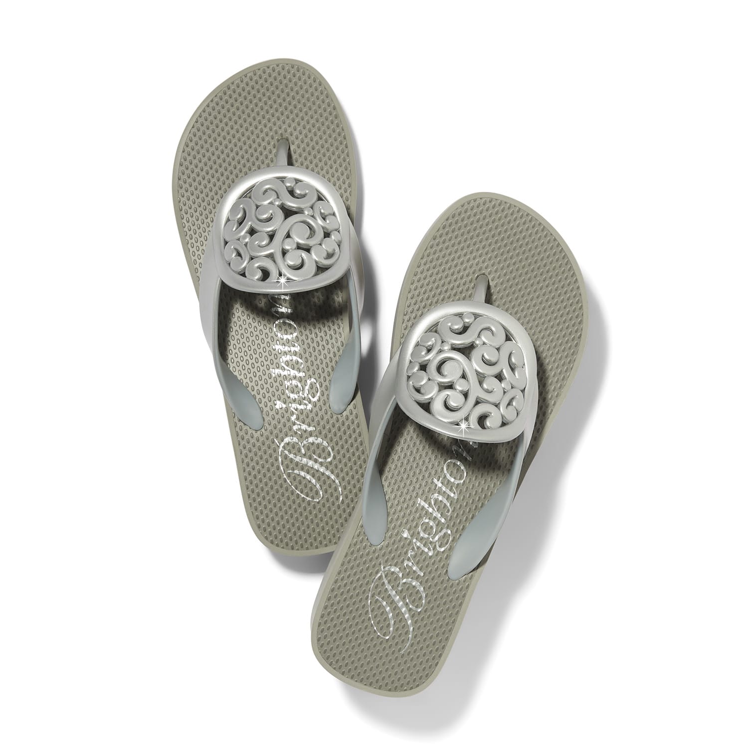 Artful Platform Flip Flops silver 1