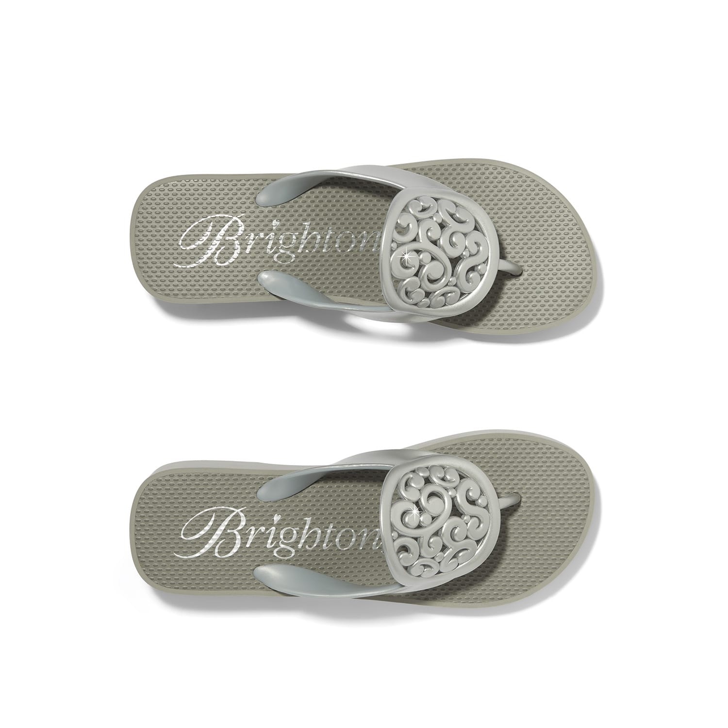 Artful Platform Flip Flops silver 3