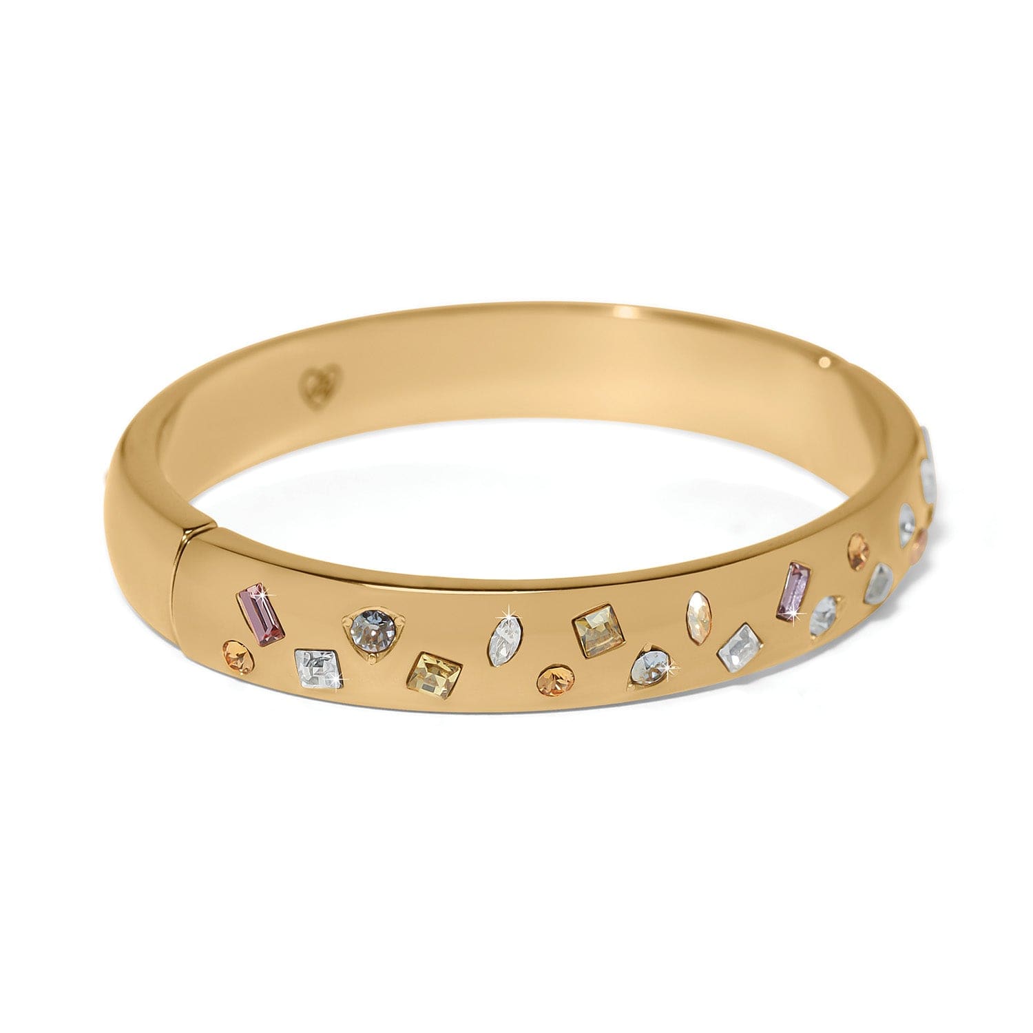 B Radiant Hinged Bangle gold-multi 3