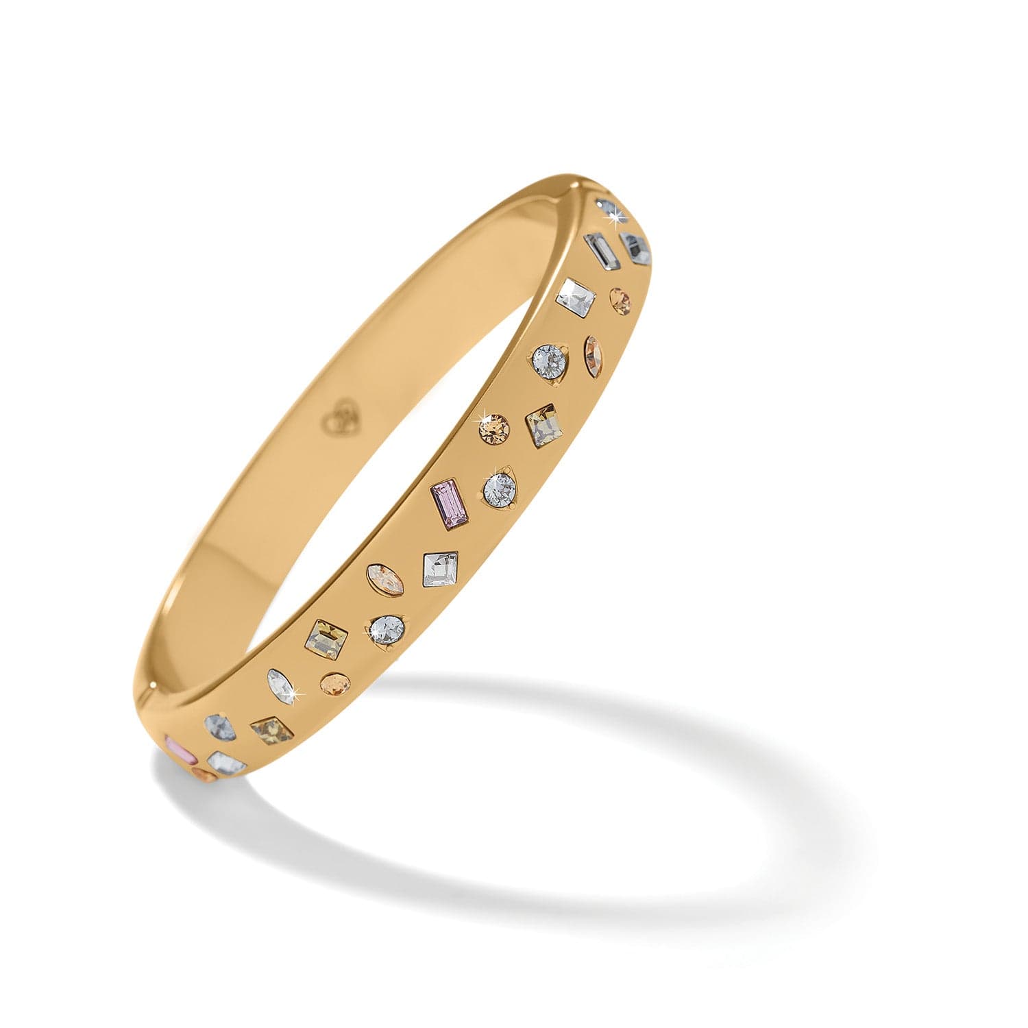 B Radiant Hinged Bangle gold-multi 4