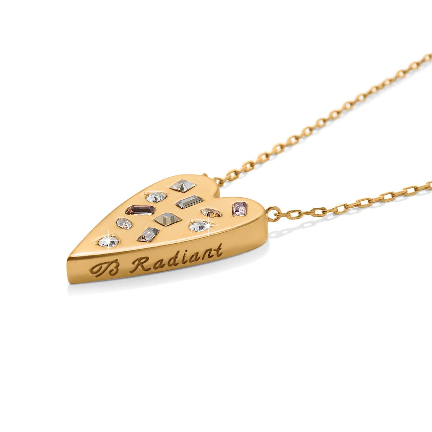 B Radiant Reversible Necklace gold 4