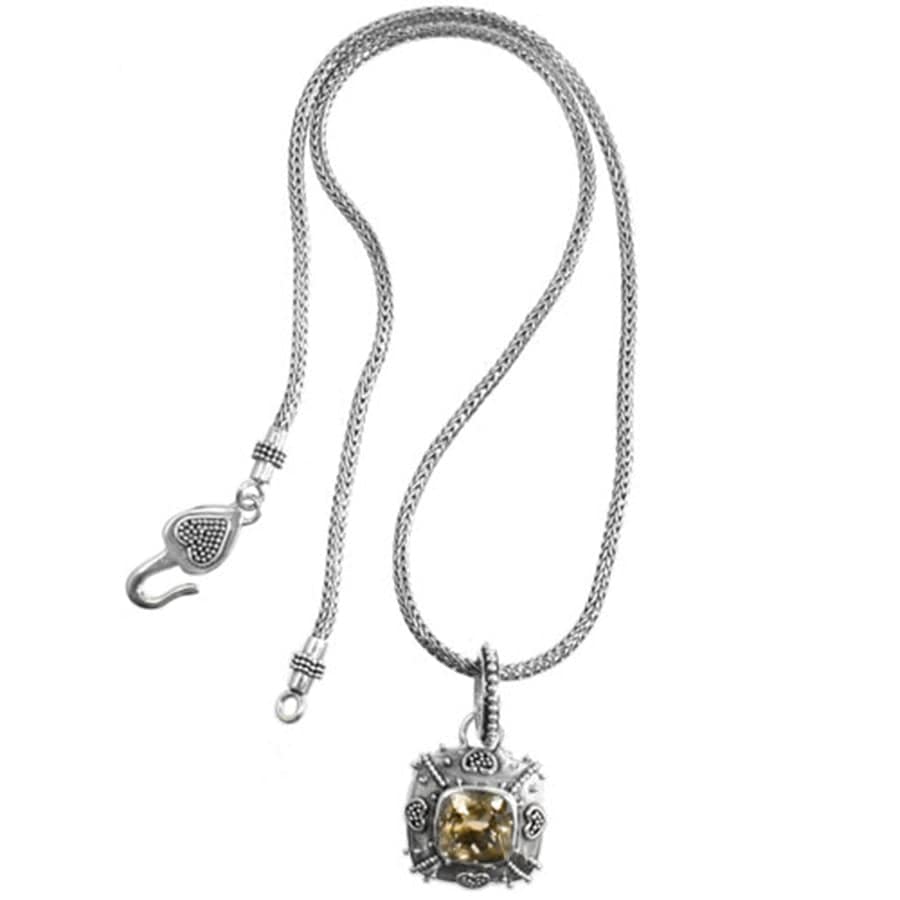 Bali Citrine Java Necklace silver-citrine 2
